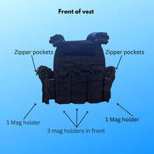 Load image into Gallery viewer, Khaki Tactical Plate Carrier Vest