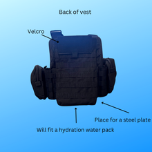 Load image into Gallery viewer, Khaki Tactical Plate Carrier Vest