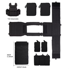 Load image into Gallery viewer, Khaki Tactical Plate Carrier Vest