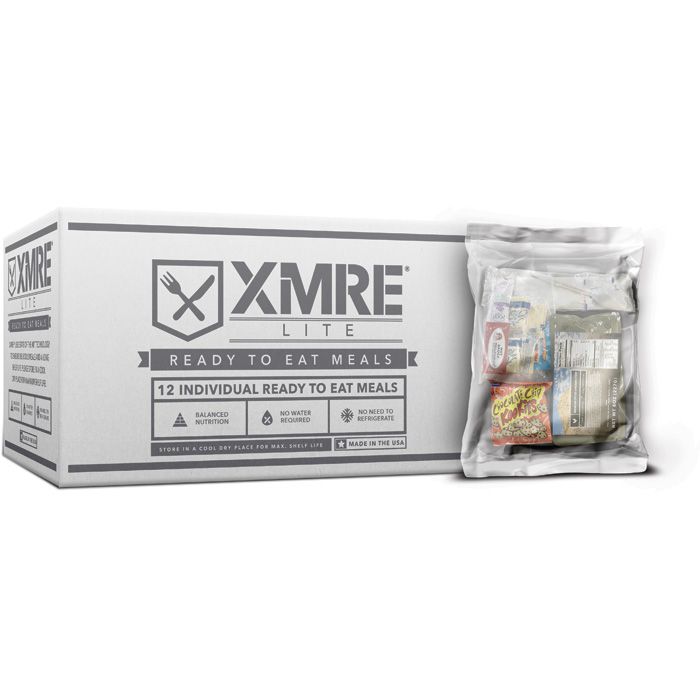 For Camping-XMRE Lite 12 Ready To Eat Meals